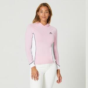 Peter Millar US Open Performance Pullover Hoodie –Pink, White & Navy –Size Large
